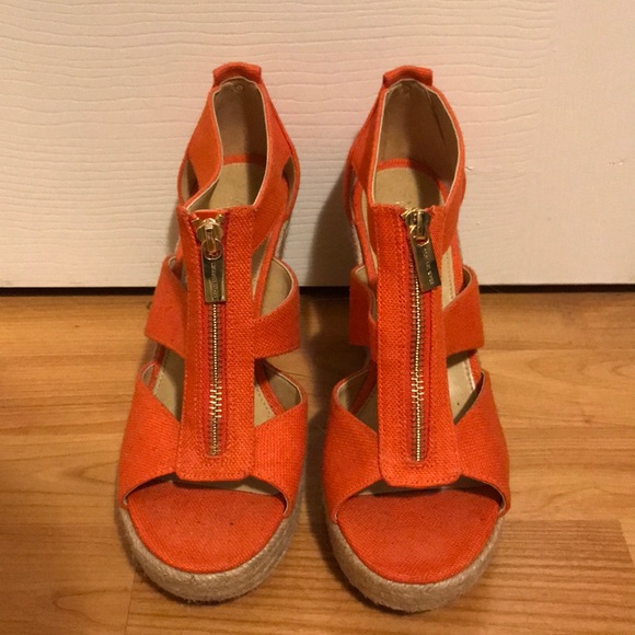 michael kors heels orange